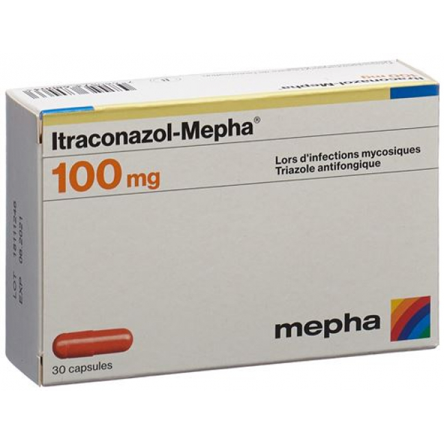 Итраконазол Мефа 100 мг 30 капсул