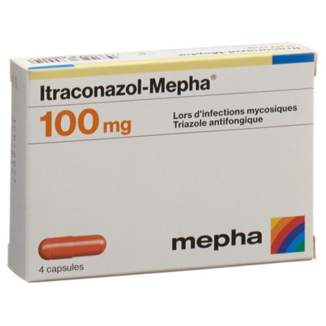 Итраконазол Мефа 100 мг 4 капсулы
