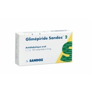 Глимепирид Сандоз 2 мг 30 таблеток