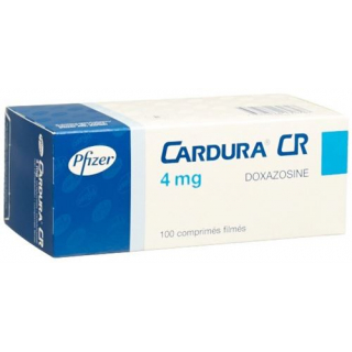 Кардура CR 4 мг 100 таблеток покрытых оболочкой 