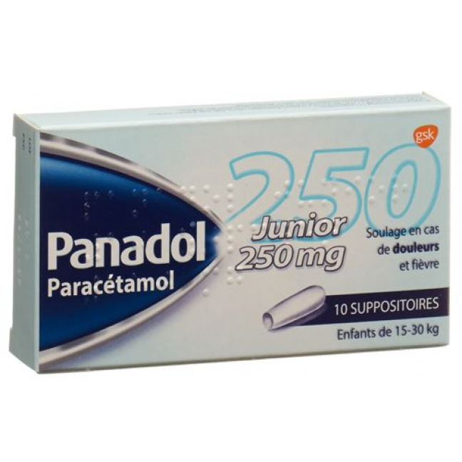 Панадол Джуниор 250 мг 10 суппозиториев