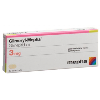 Глимерил Мефа 3 мг 30 таблеток 