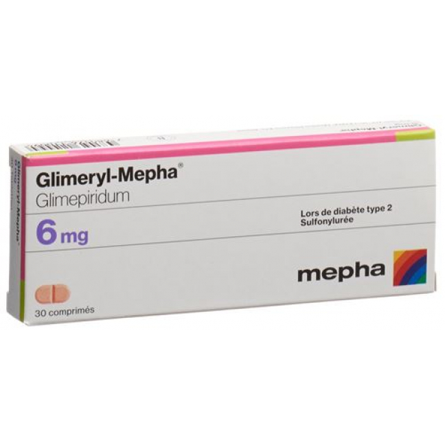Глимерил Мефа 6 мг 30 таблеток 
