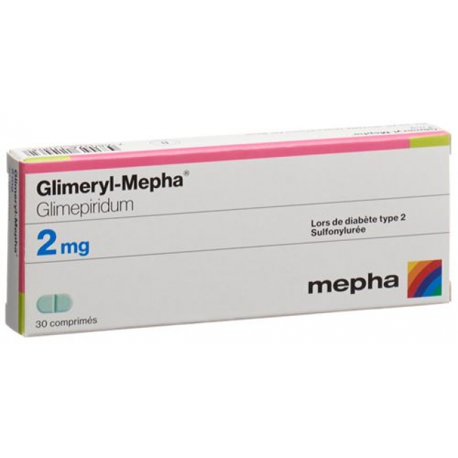 Глимерил Мефа 2 мг 30 таблеток 