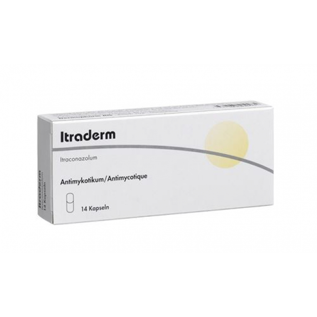 Итрадерм 100 мг 14 капсул