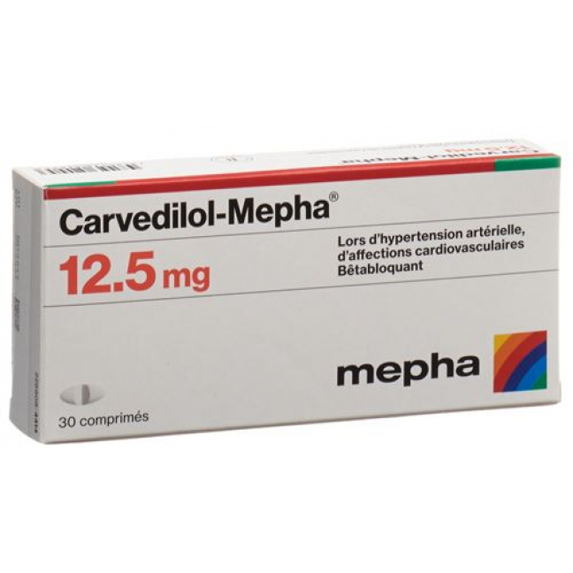 Карведилол Мефа 12,5 мг 100 таблеток 