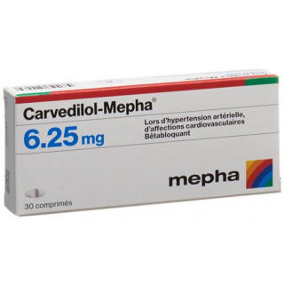 Карведилол Мефа 6,25 мг 100 таблеток 