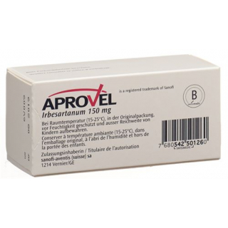 Aprovel 150 mg 98 filmtablets