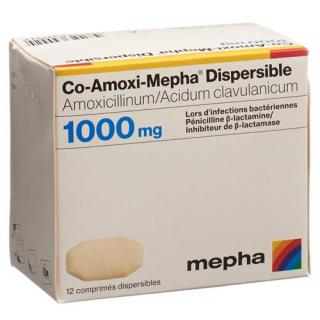Ко-Амокси Мефа 1000 мг 12 диспергируемых таблеток