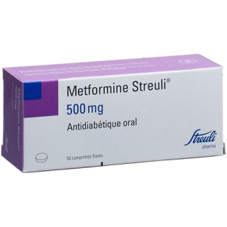 Метформин Штройли 500 мг 50 таблеток покрытых оболочкой