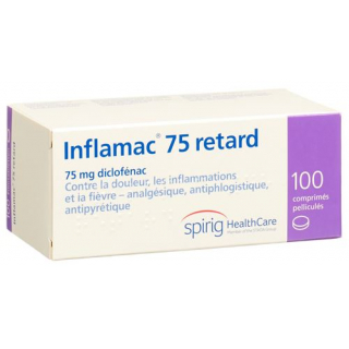 Инфламак 75 Ретард 75 мг 100 таблеток покрытых оболочкой