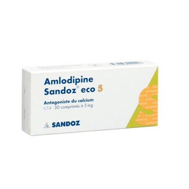Amlodipin Sandoz ECO 5 mg 30 tablets