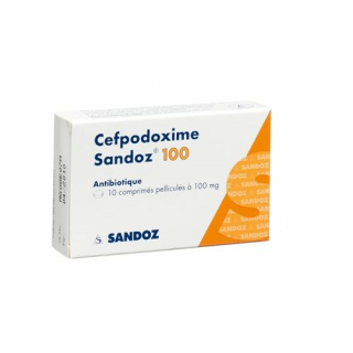 Цефподоксим Сандоз 100 мг 20 таблеток покрытых оболочкой 