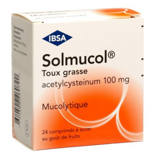 Солмукол 100 мг 24 таблетки для рассасывания