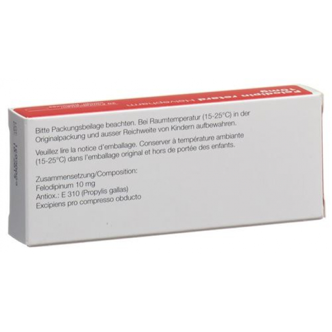 Фелодипин Хелвефарм Ретард 10 мг 20 таблеток покрытых оболочкой