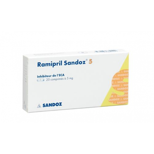 Рамиприл Сандоз 5 мг 100 таблеток