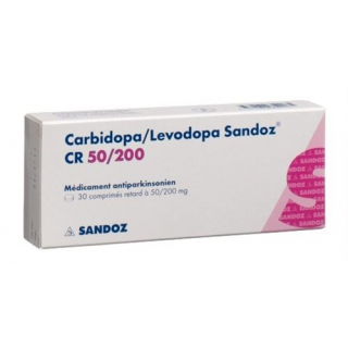 Карбидопа / Леводопа Сандоз CR 50/200 мг 30 таблеток 