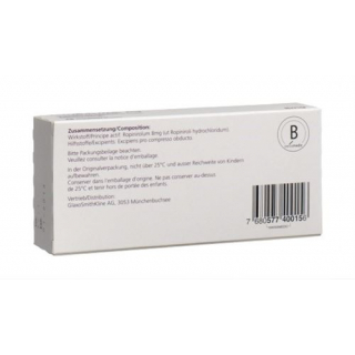 Рекуип Модутаб 8 мг 28 таблеток покрытых оболочкой 