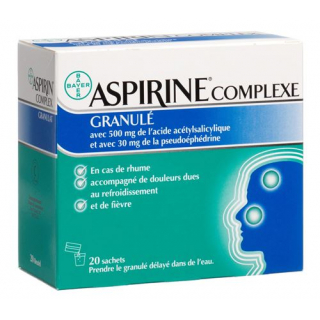 Аспирин Комплекс гранулы 20 пакетиков