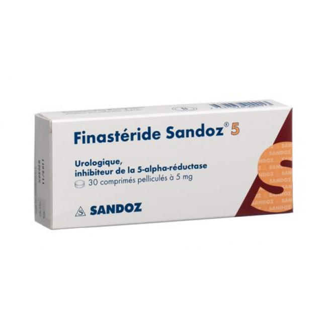 Финастерид Сандоз 5 мг 30 таблеток покрытых оболочкой  