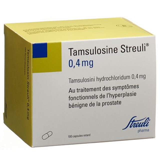 Tamsulosin Streuli 0.4 mg 100 Retard Kaps