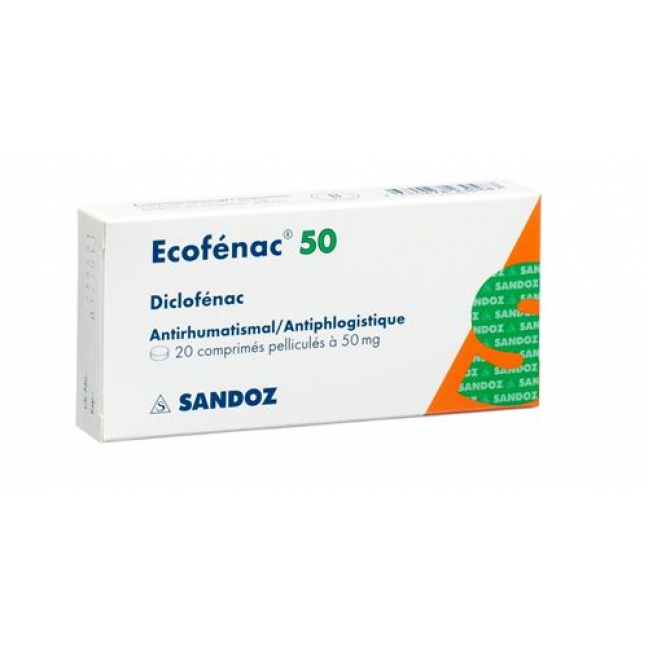 Экофенак 50 мг 100 таблеток покрытых оболочкой