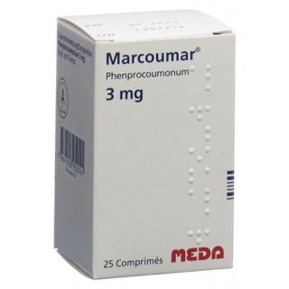Маркумар 3 мг 25 таблеток 