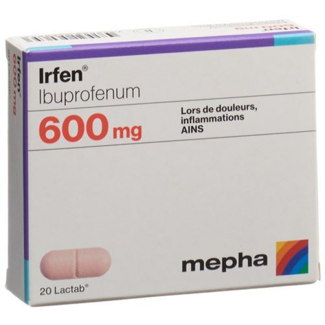 Ирфен 600 мг 20 таблеток покрытых оболочкой
