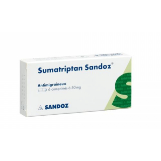 Суматриптан Сандоз 50 мг 12 таблеток