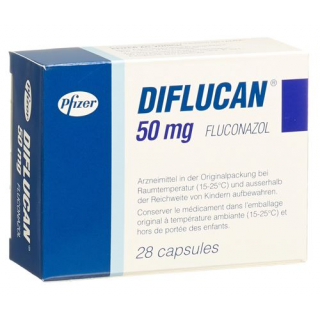 Дифлюкан 50 мг 28 капсул