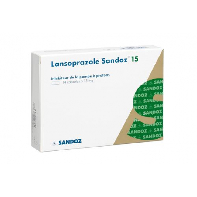 Лансопразол Сандоз 15 мг 28 капсул 