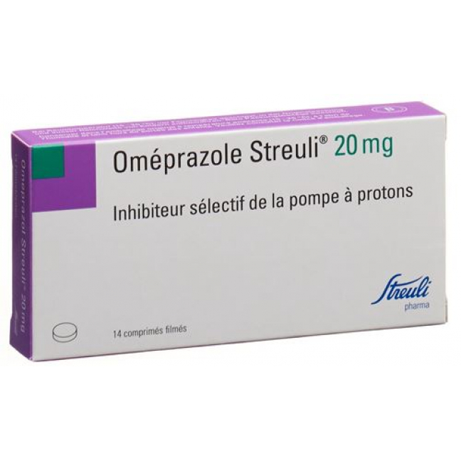 Omeprazol Streuli 20 mg 14 filmtablets