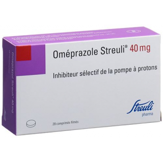 Омепразол Штройли 40 мг 28 таблеток покрытых оболочкой