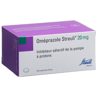 Омепразол Штройли 20 мг 98 таблеток покрытых оболочкой