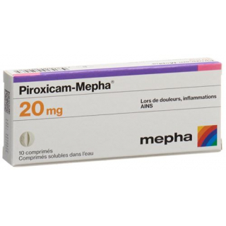 Пироксикам Мефа 20 мг 10 таблеток