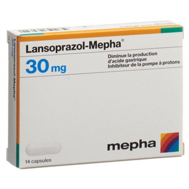 Лансопразол Мефа 30 мг 14 капсул