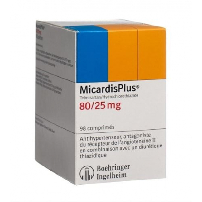 Micardisplus 80/25 mg 98 tablets