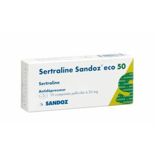 Сертралин Сандоз Эко 50 мг 10 таблеток покрытых оболочкой 