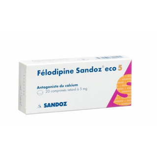 Фелодипин Сандоз ЭКО 5 мг 20 ретард таблеток