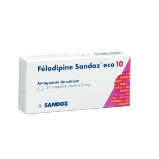 Фелодипин Сандоз ЭКО 10 мг 20 ретард таблеток