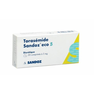 Торасемид Сандоз ЭКО 5 мг 20 таблеток