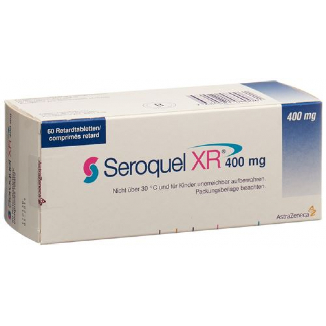 Сероквель XR 400 мг 60 ретард таблеток