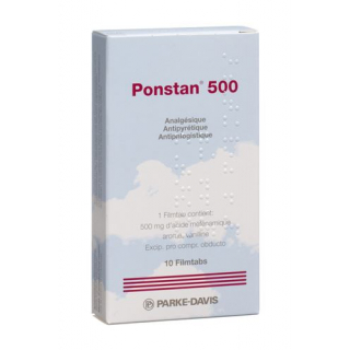Понстан 500 мг 10 таблеток покрытых оболочкой 