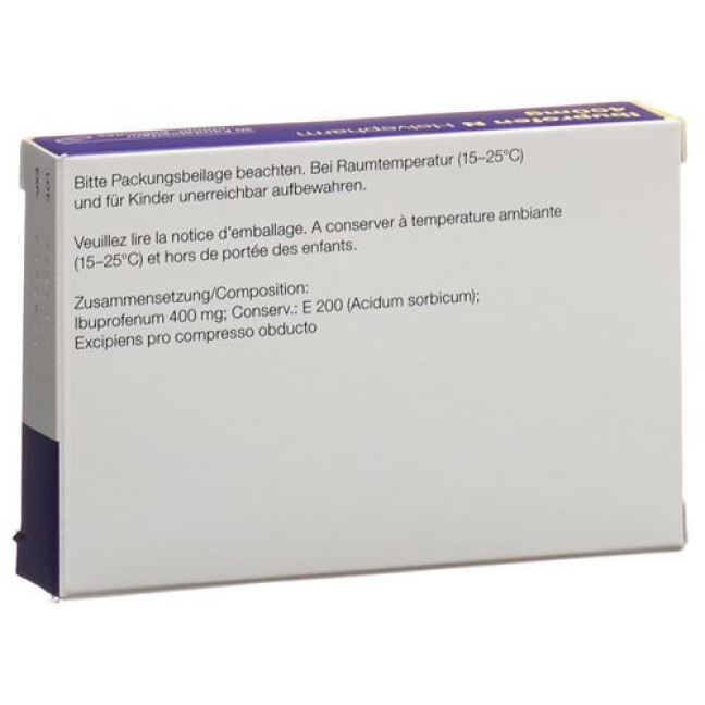 Ибупрофен Н Хелвефарм 400 мг 20 таблеток покрытых оболочкой 