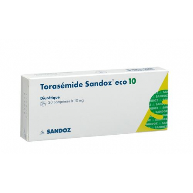 Torasemid Sandoz ECO 10 mg 100 tablets