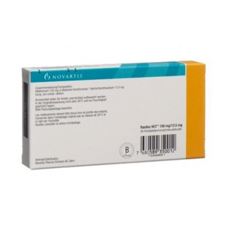 Расилез HCT 150/12.5 мг 98 таблеток покрытых оболочкой 