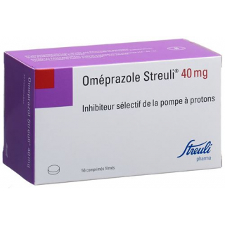 Омепразол Штройли 40 мг 56 таблеток покрытых оболочкой