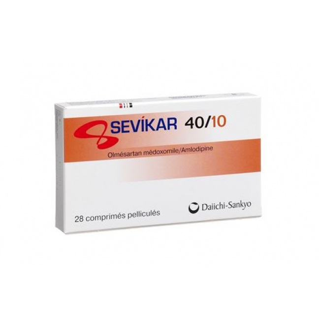 Севикар 40/10 мг 28 таблеток покрытых оболочкой 