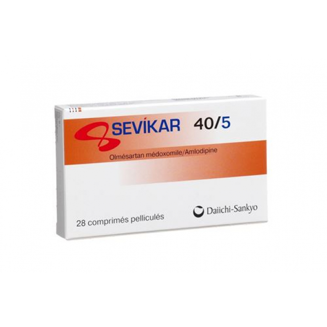 Севикар 40/5 мг 28 таблеток покрытых оболочкой 