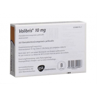 Волибрис 10 мг 30 таблеток покрытых оболочкой